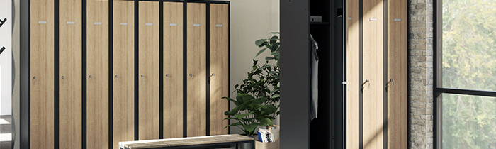 The Sum 320W cabinet with wood-like laminate - elegance and functionality in one